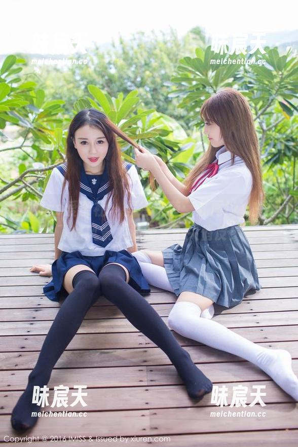 IMiss爱蜜社 - 图包来袭：九尾Ivy白裙下的风景，温柔又不失俏皮！