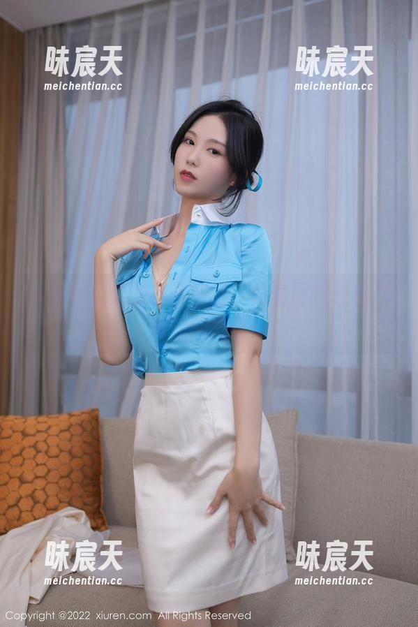 水蓝和服里的抖娘利世，私房图包轻松撩动你的心弦！
